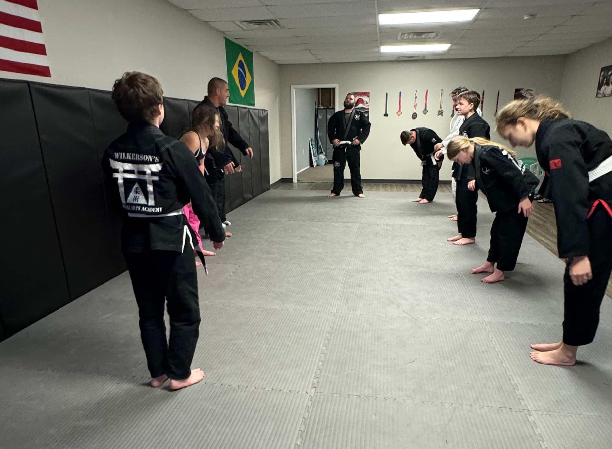 Wilkerson's Martial Arts Academy students in class